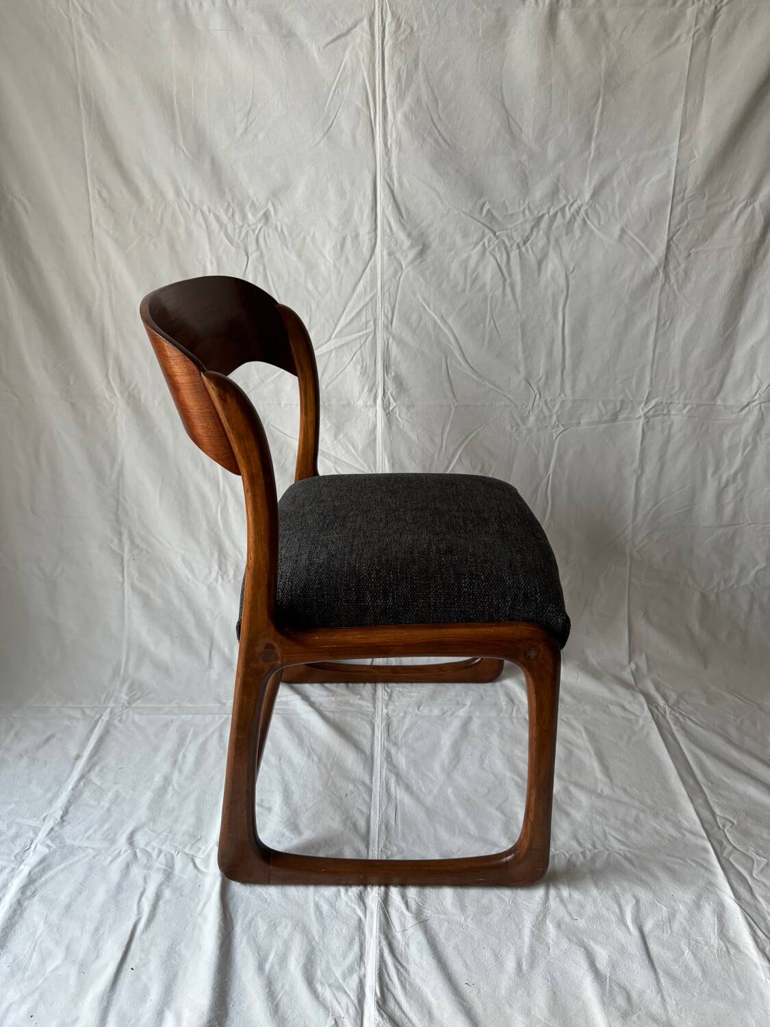Armchair and sleigh chair by Baumann