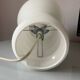 Vintage 70s “bubble” lamp, white glass