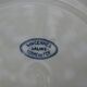 Set of 4 Salins earthenware plates, Vincennes model - Diam. 21.5cm