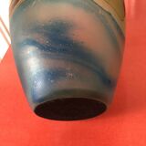 Large glass vase signed Jean-Noël Bouillet