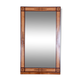 Early 19th Century Biedermeier Restored Mahogany Maple Austrian Mirror, 1830s