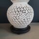 Lampshade in perforated ceramic