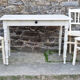 Luterma table and chairs set, shabby chic, 40s