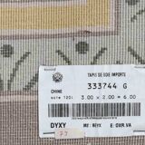 Art Deco carpet Shanghai China 100% pure silk - entirely handmade. Size: 2.00 X 300 meters.