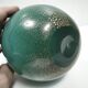 Green Cased Alga Glass Vase with Gold Leaf by Tomaso Buzzi for Venini