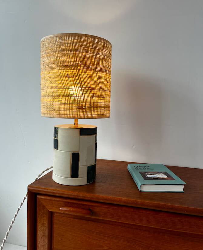 Capucine Valentin ceramic table lamp
