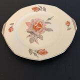 Vintage PL France porcelain dish with rose motifs