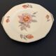 Plat vintage  en porcelaine PL France motifs roses