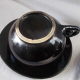 Set vintage saucer cups