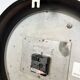Vintage Black School Wall Clock from Lathem, 1980s