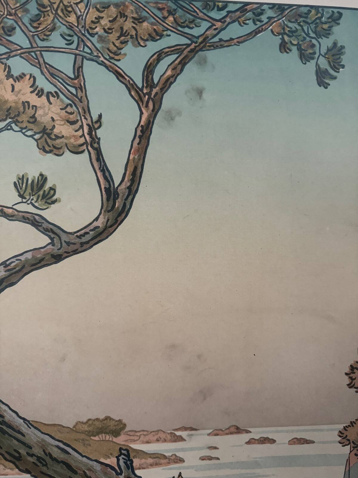 Lithograph by Henri Rivière The Aspects of Nature - Summer Evening