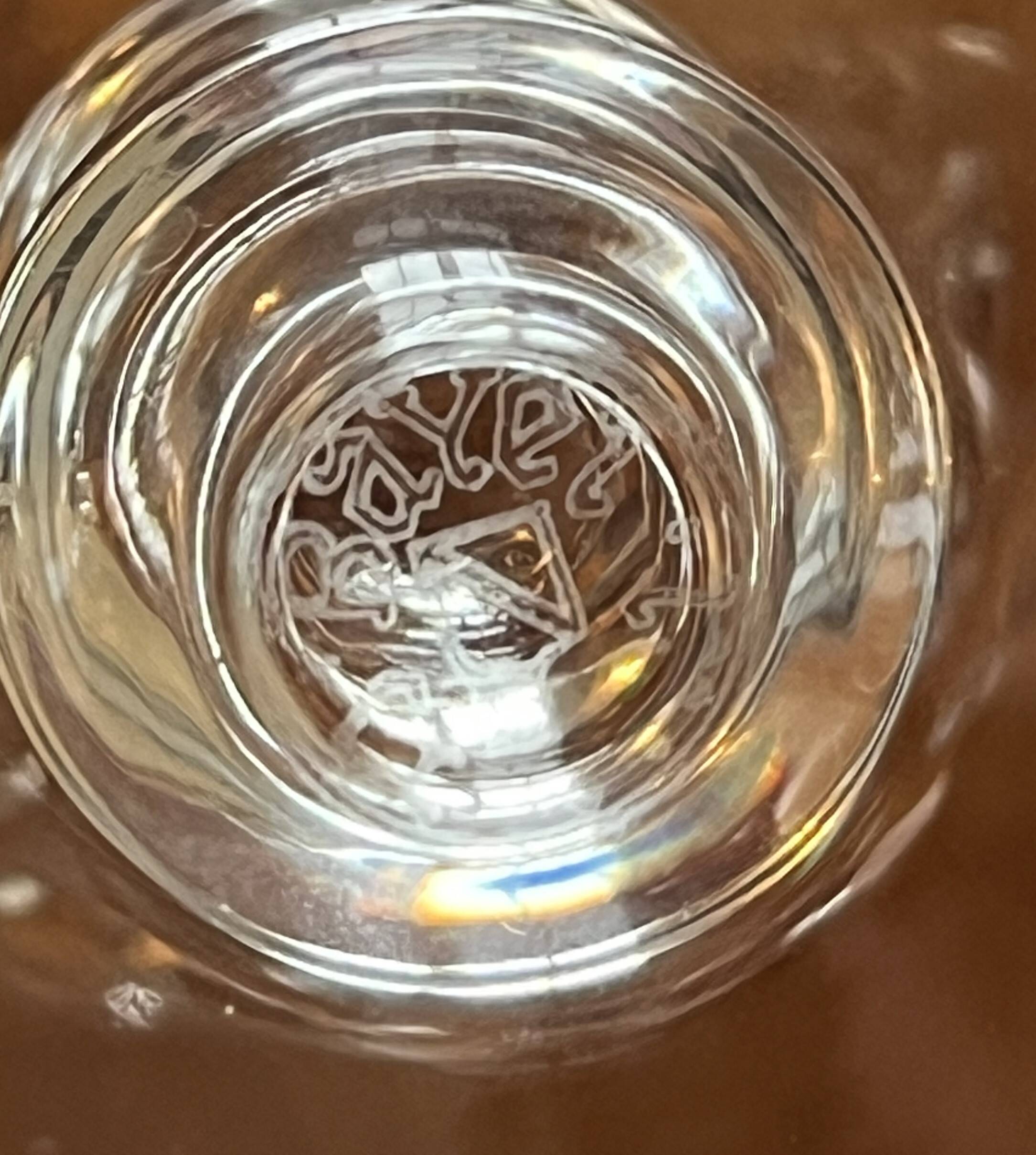Crystal glassware service