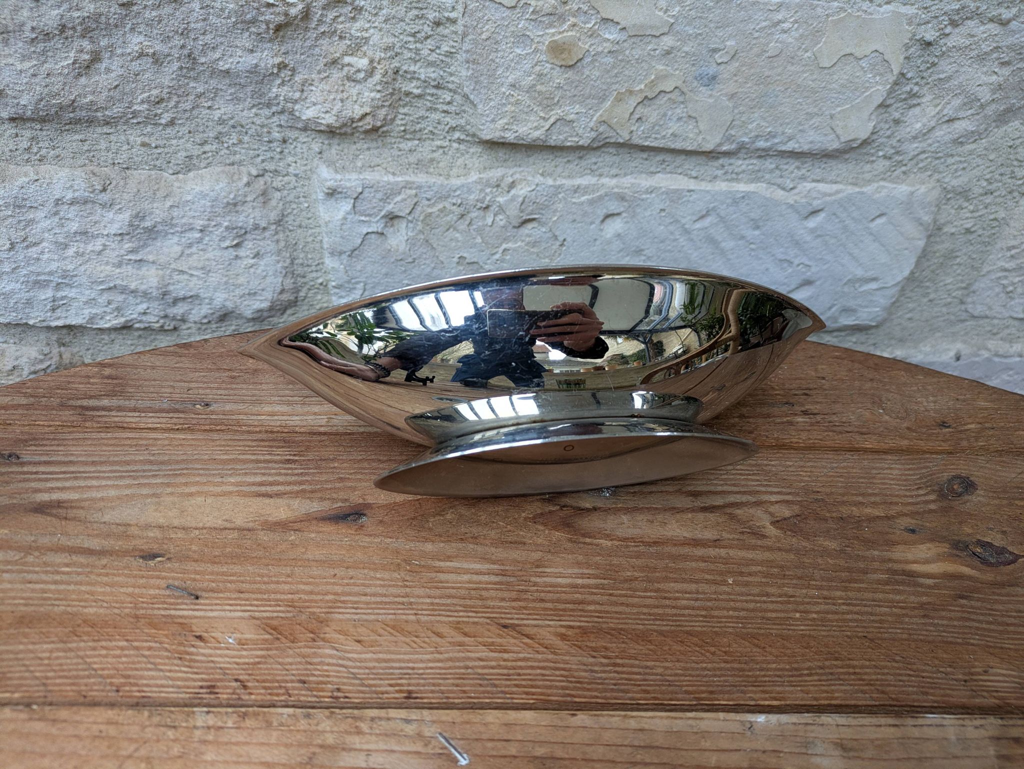 Belle saucière en inox Guy Degrenne