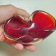Murano Sommerso Ashtray / Catchall – Ruby Red (Circa 1960)