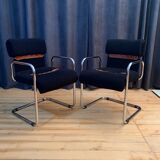 Set of six chairs by Guido Faleschini, i4 Mariani, Italy, 1970s