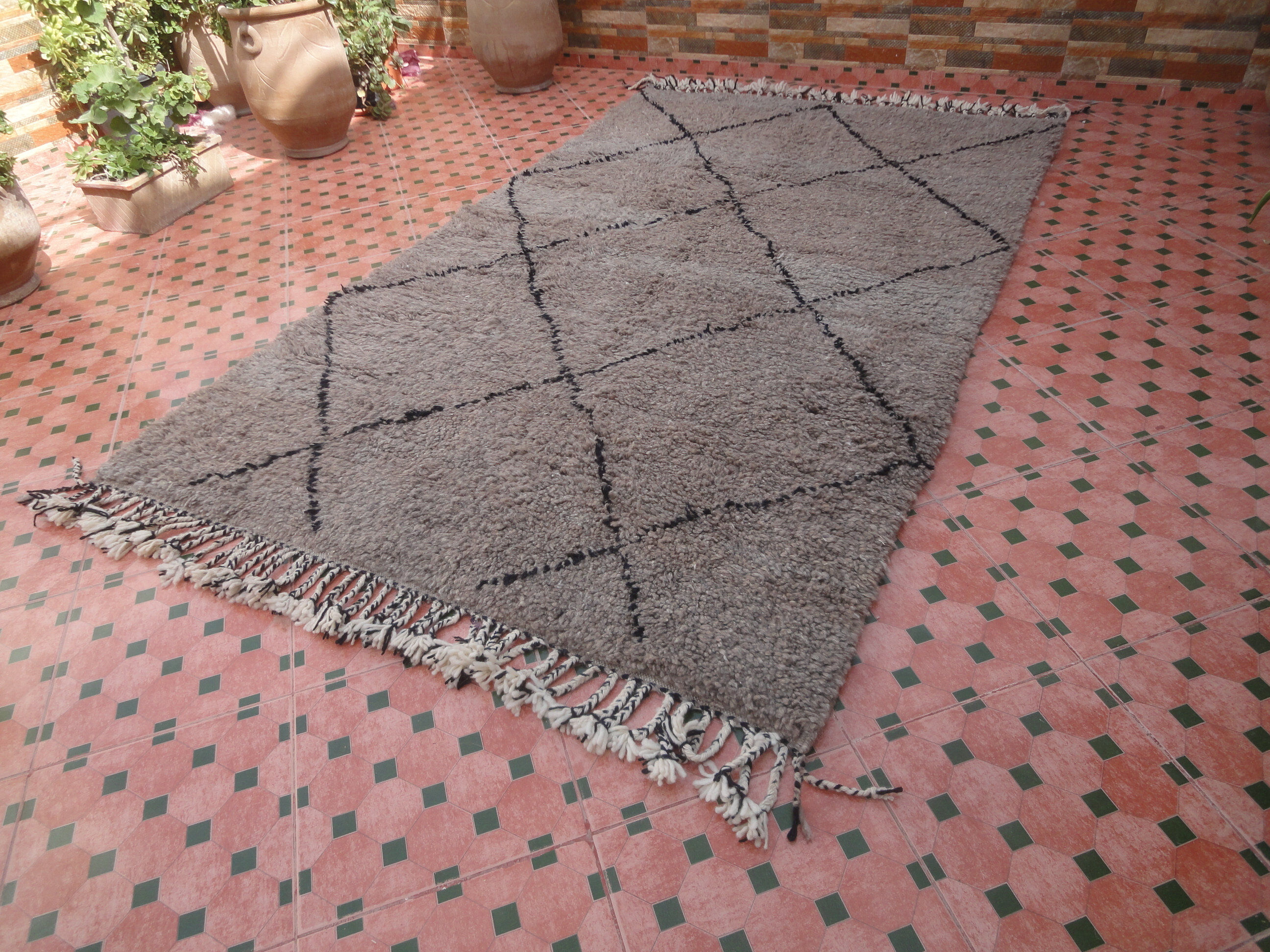 Carpet beni ourain 243 x 148 cm