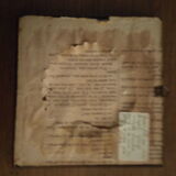 miniature painting. Young girl with dog. Signed Dallery.