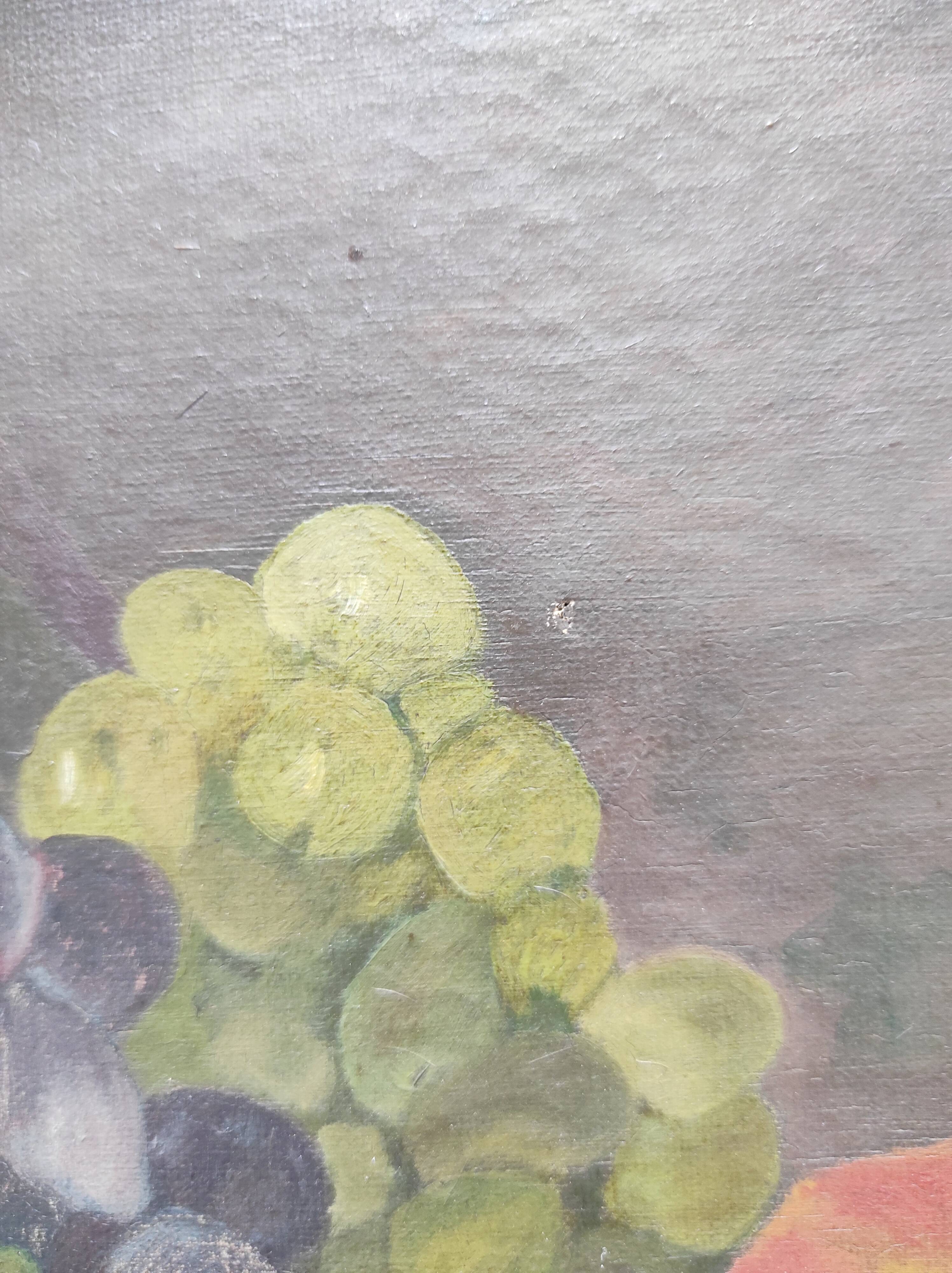 Still life oil on canvas, signed