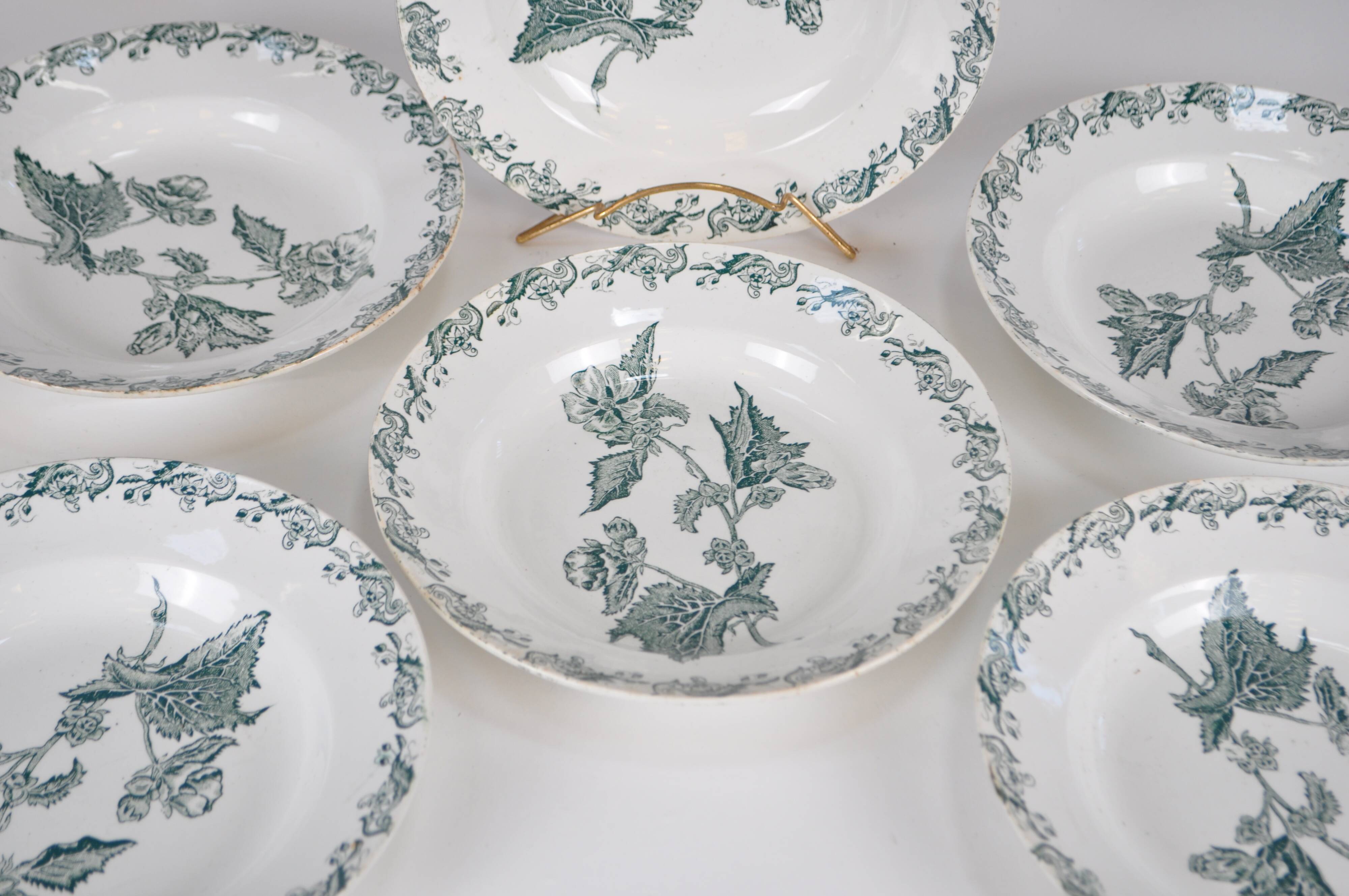 St Amand iron earth soup plates