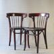 Two Art Deco Thonet bistro chairs, Model A 429.