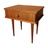 Bedside table with compass feet