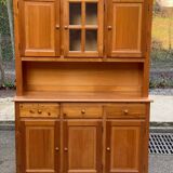 Scandinavian wardrobe in solid pine from the 1980s.