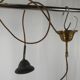 Lustre en verre de Murano et laiton avec double support