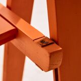 Beech foldable chair by Aldo Jacober for Alberto Bazzani, set of 4.