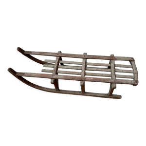Luge en bois 1950