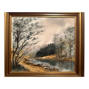 Huile sur toile de Charles Mauri