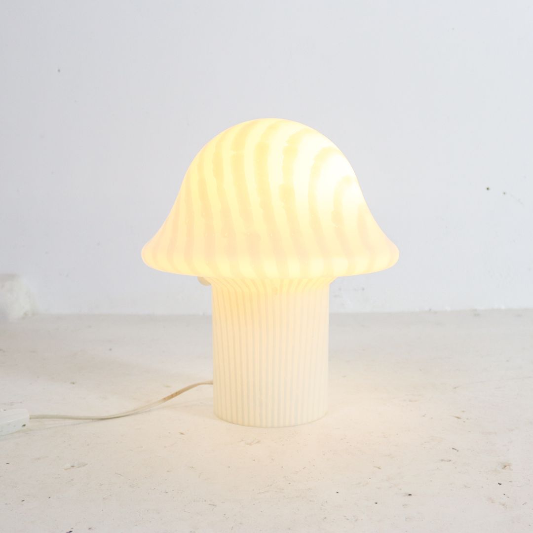 Glass Peil & Putzler mushroom table lamp