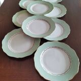 9 flat plates L'Amandinoise "Cafés Nico"