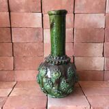 TAMEGROUTE POTTERY VASE IN GLAZED TERRACOTTA