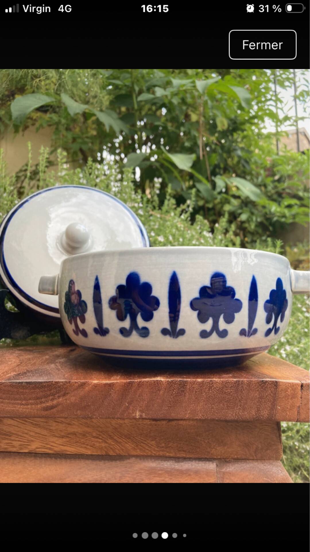 Boch La Louvière Soup Tureen - Baltic