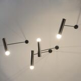 Pair of 1950s arm sconces, Parscot France