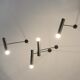 Pair of 1950s arm sconces, Parscot France
