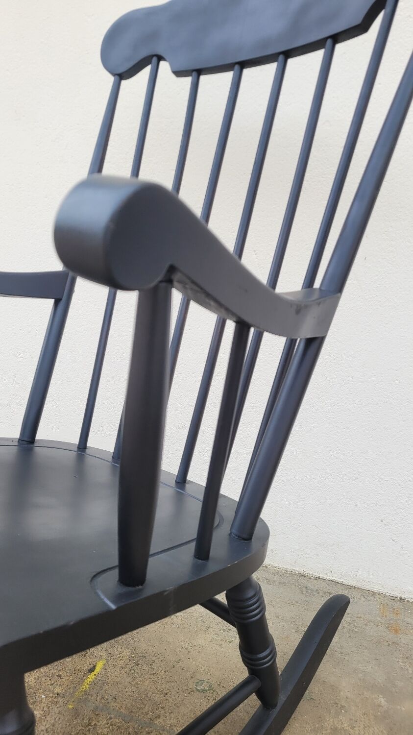 Vintage rocking chair rocking chair 1950 black