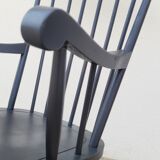 Vintage rocking chair rocking chair 1950 black