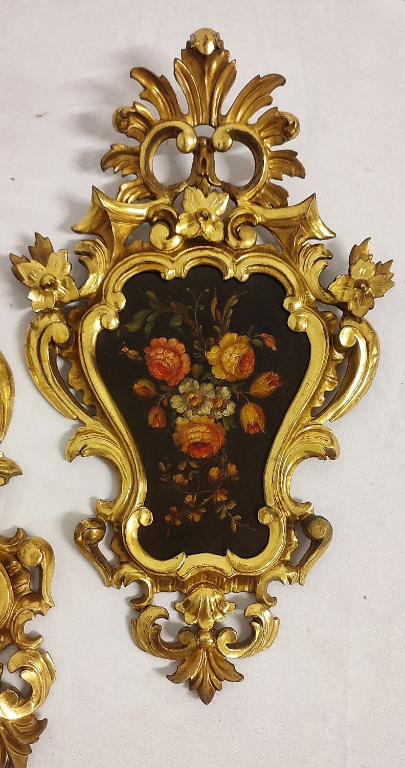 Oil paintings on panel. France, 1930s.