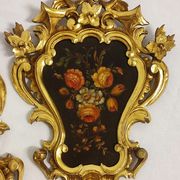 Oil paintings on panel. France, 1930s.