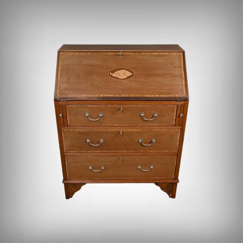 English Scriban in Mahogany – Early 20th Century