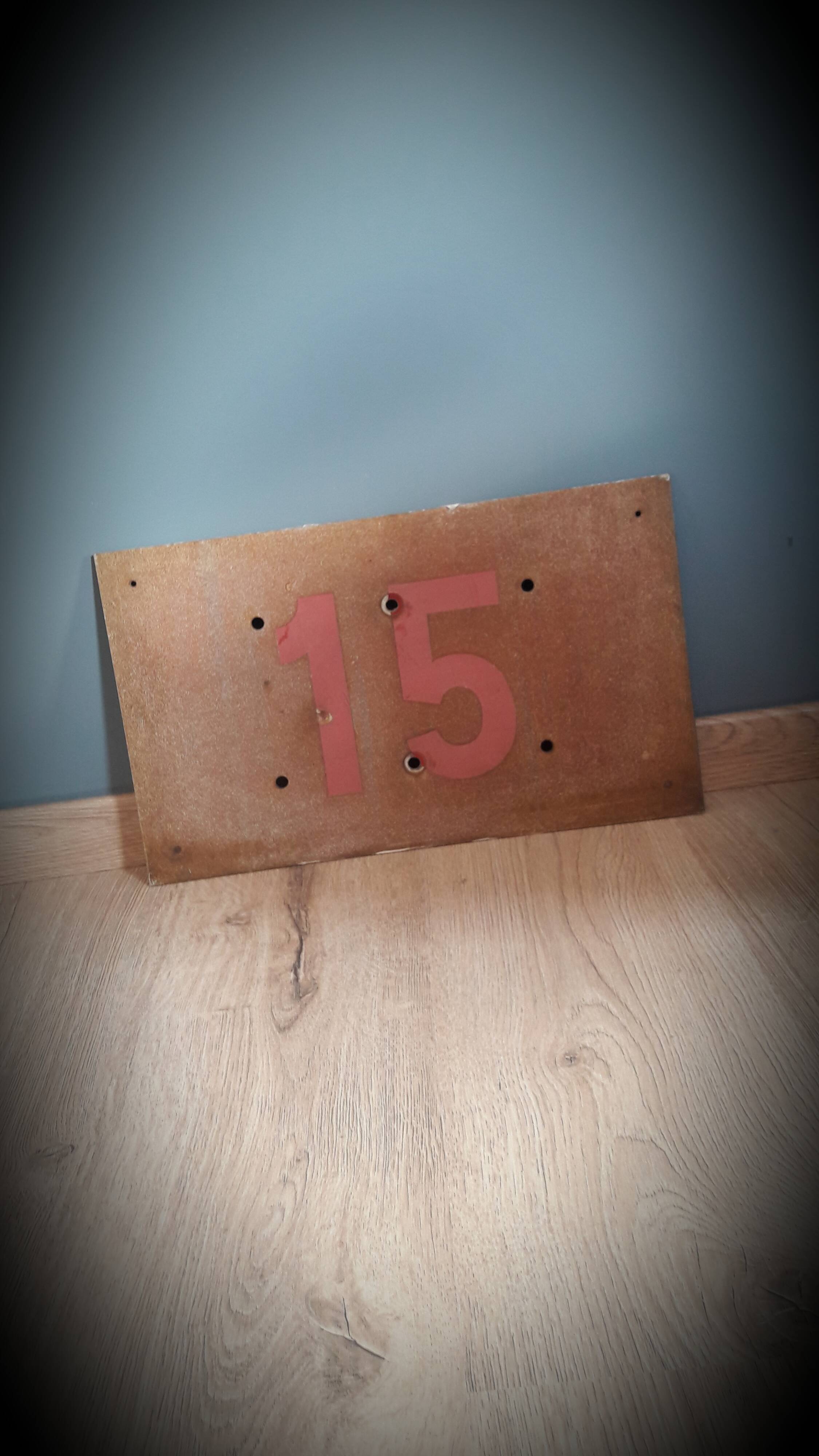 Plaque industrielle 15