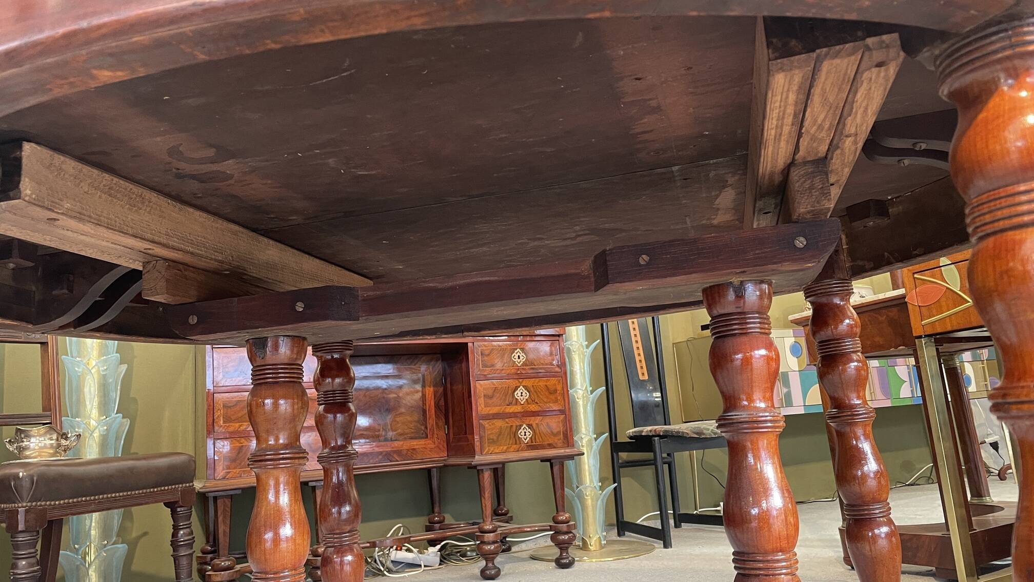 Mahogany dining table