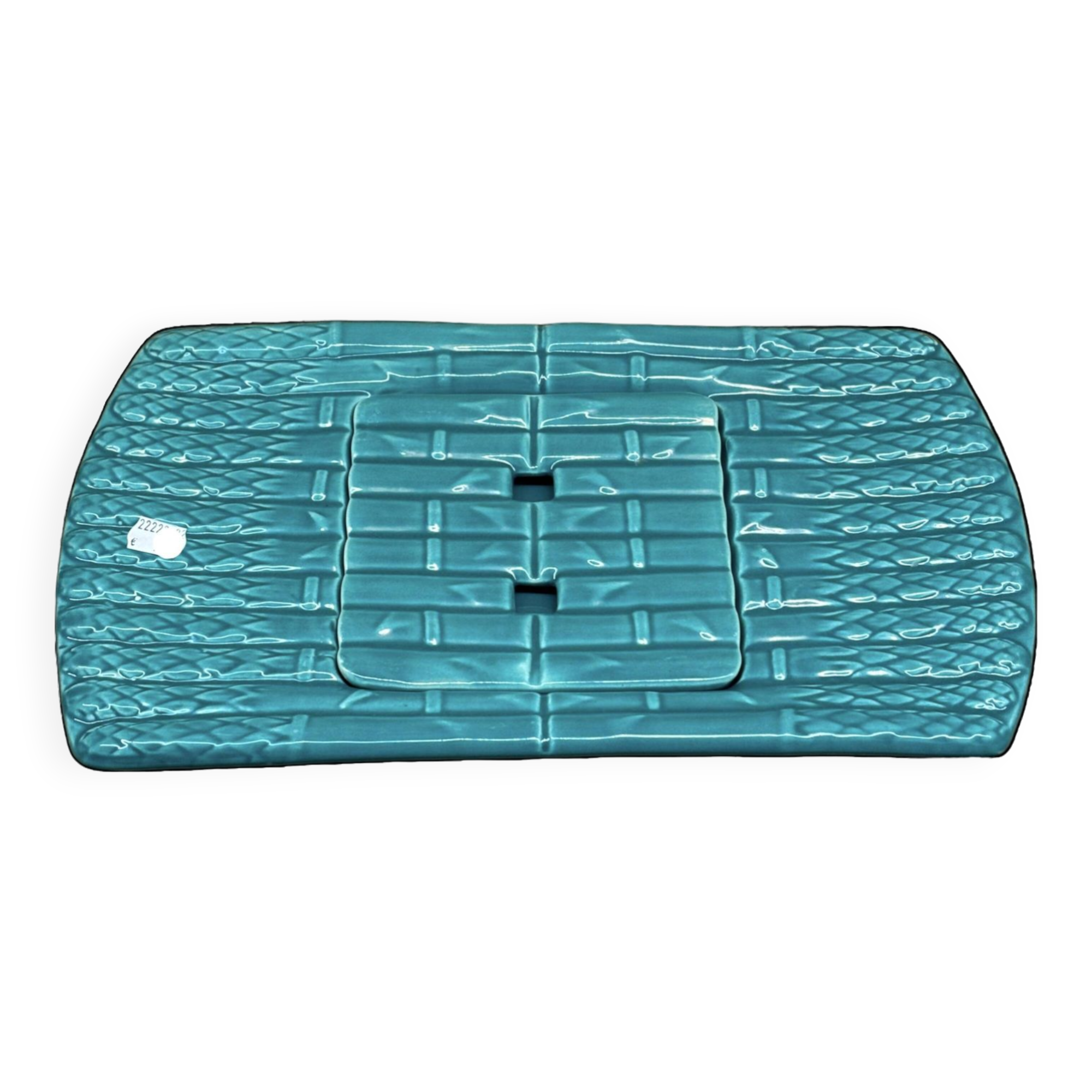 Slush asparagus dish with drainer