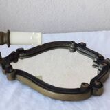 Pair of mirror wall lights