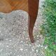 Antique Louis xvi style chest of drawers with marble top