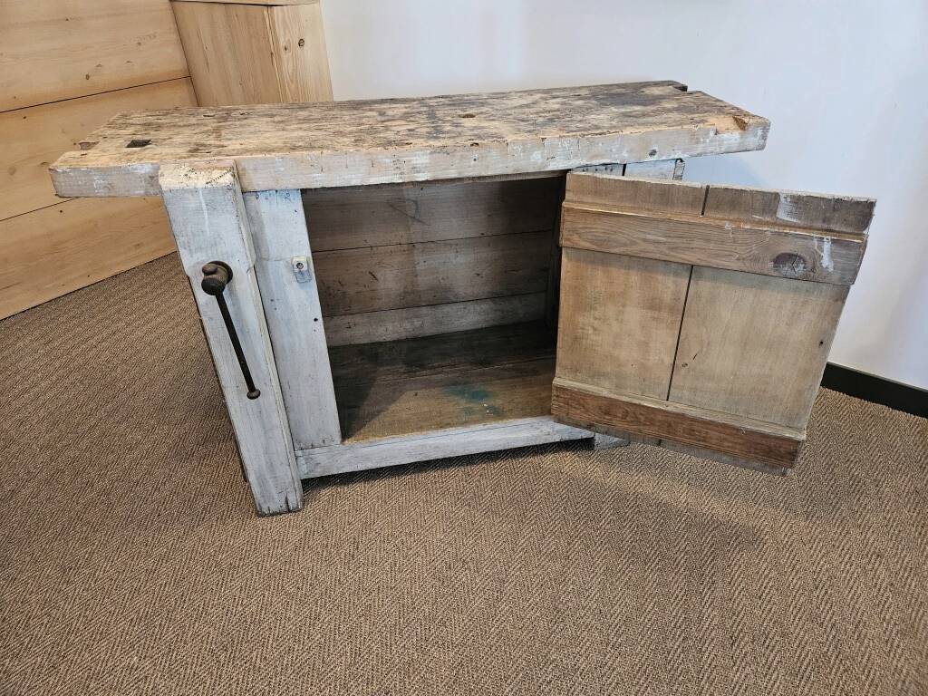 Old carpenter's workbench