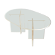 Table basse en verre acrylique