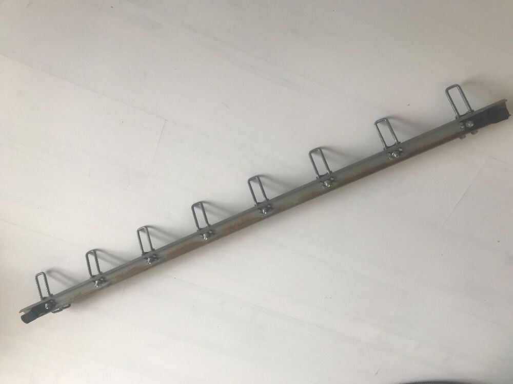 8 hook hooks industrial coat rack