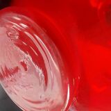 Large blown glass vase Onlylux 30 cm Italian design